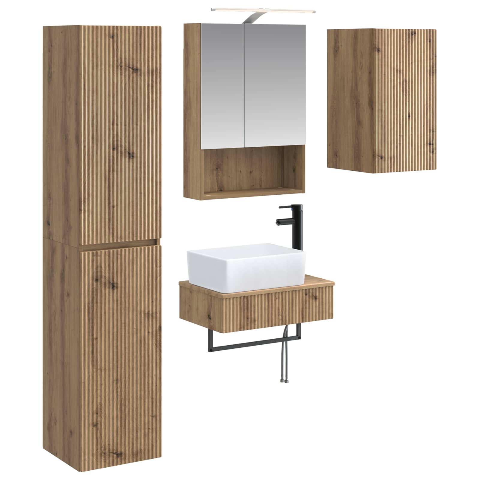 Bathroom Furniture Set 5 Pcs