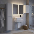 Furniture Set Bathroom 5 Pcs Sonoma Oak White Artisan Oak Smoked Oak Old Wood 33