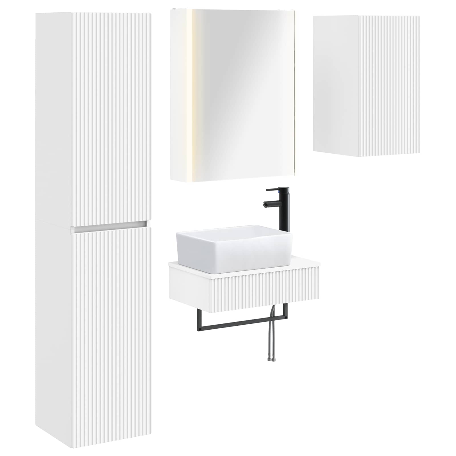 Bathroom Furniture Set 5 Pcs