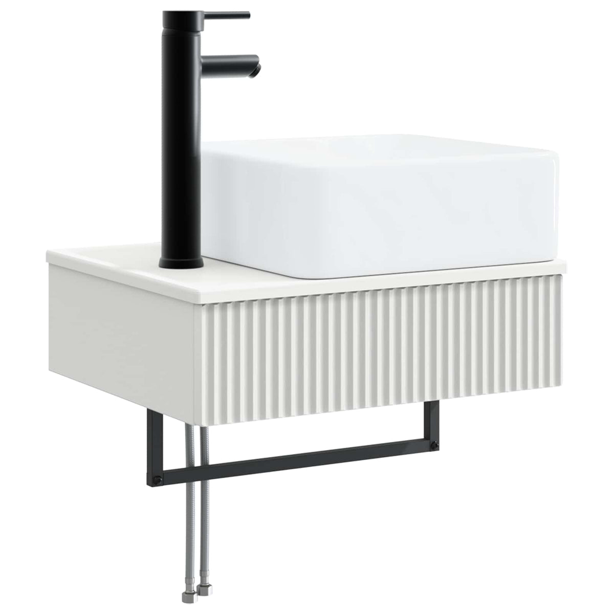 Furniture Set Bathroom 5 Pcs Sonoma Oak White Artisan Oak Smoked Oak Old Wood 33
