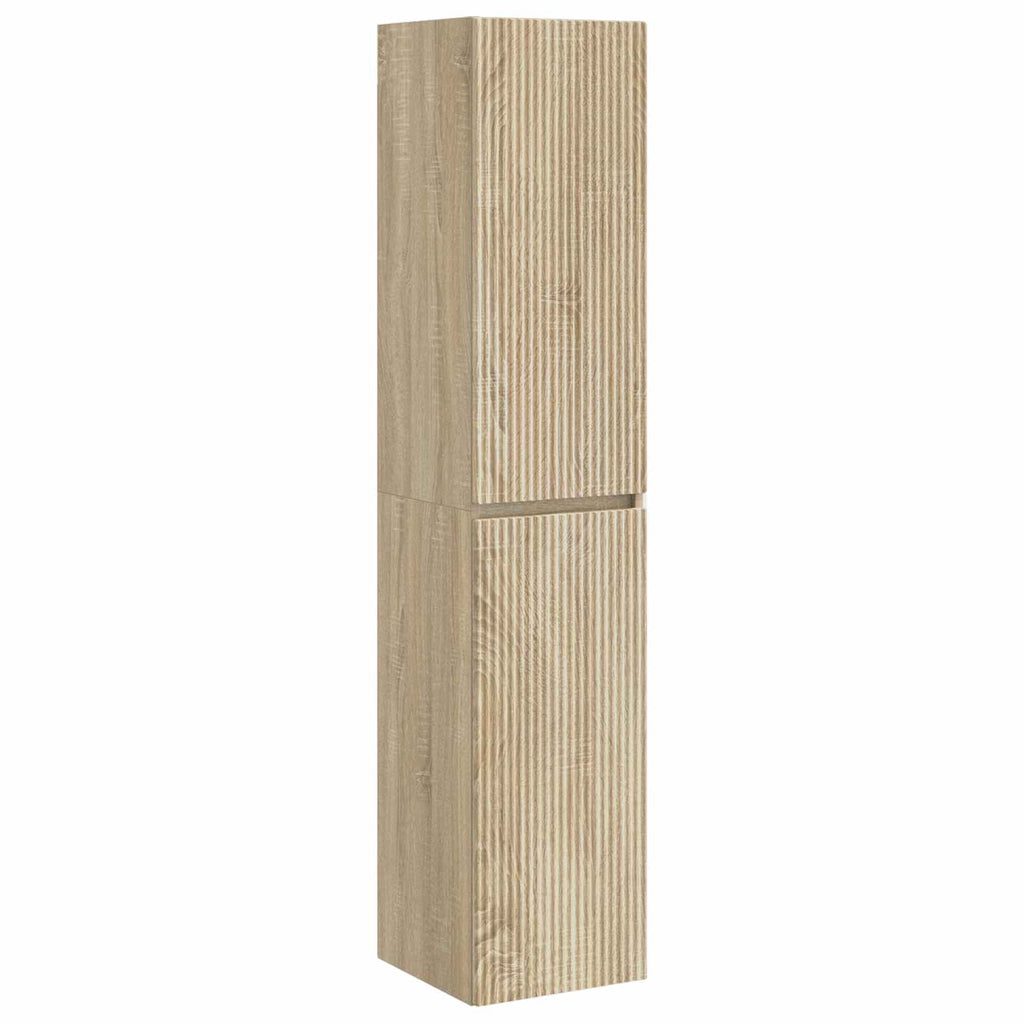 Furniture Set Bathroom 5 Pcs Sonoma Oak White Artisan Oak Smoked Oak Old Wood 33