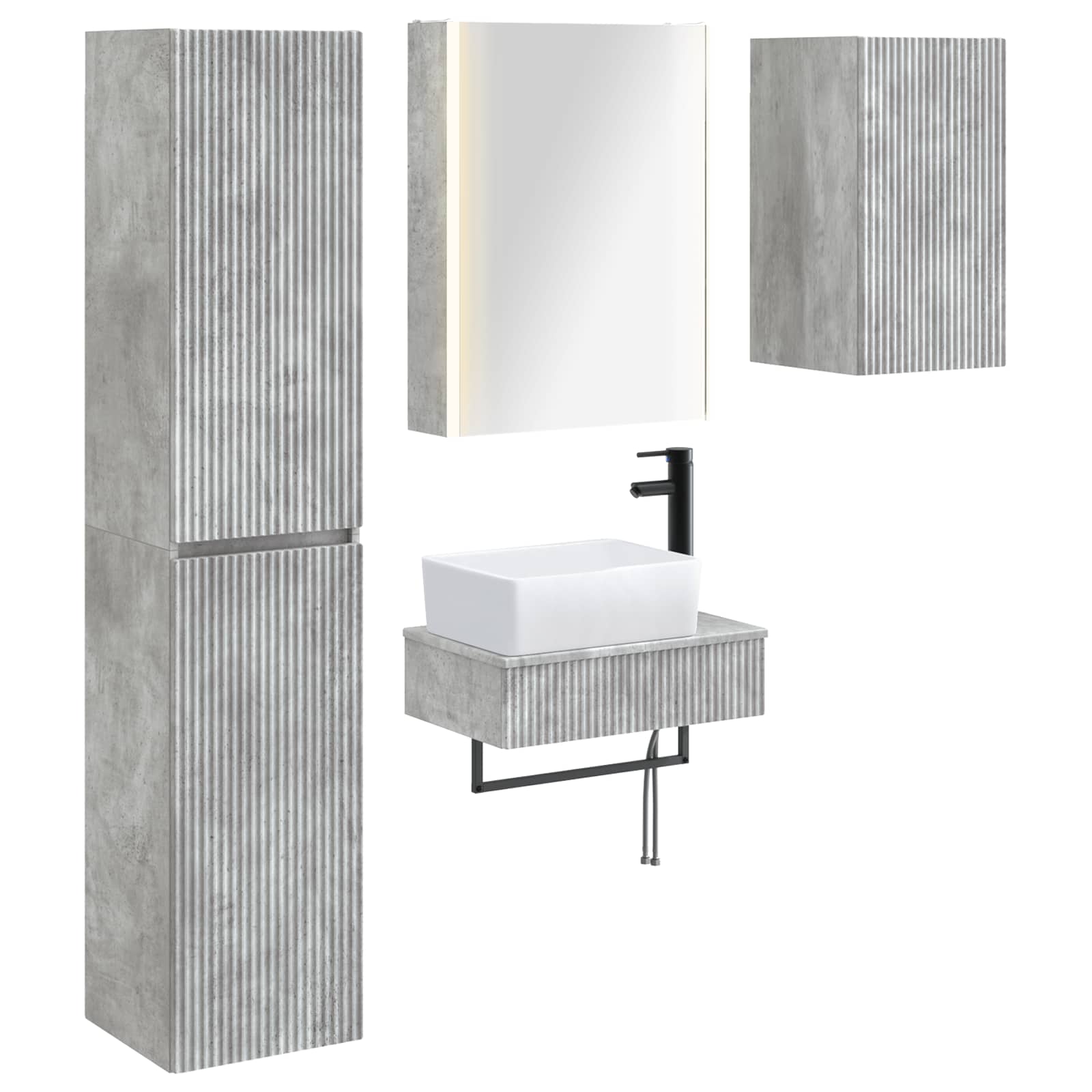 Bathroom Furniture Set 5 Pcs