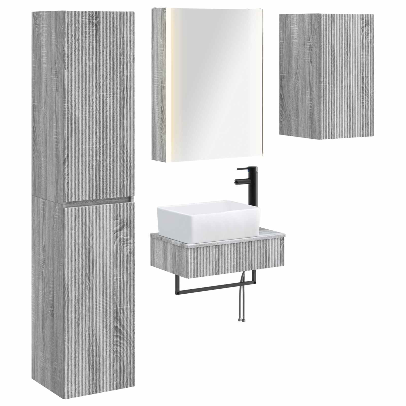 Bathroom Furniture Set 5 Pcs