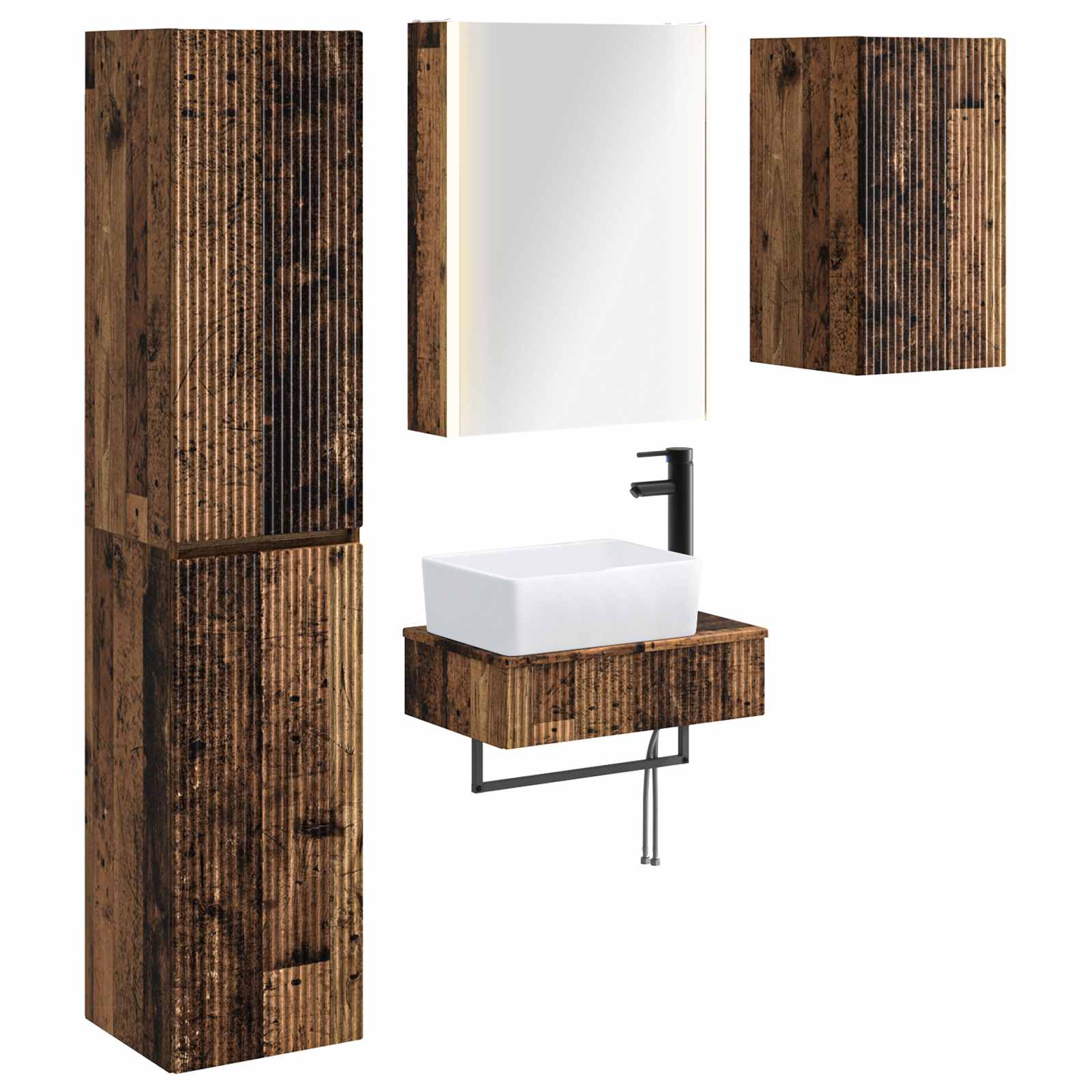 Bathroom Furniture Set 5 Pcs