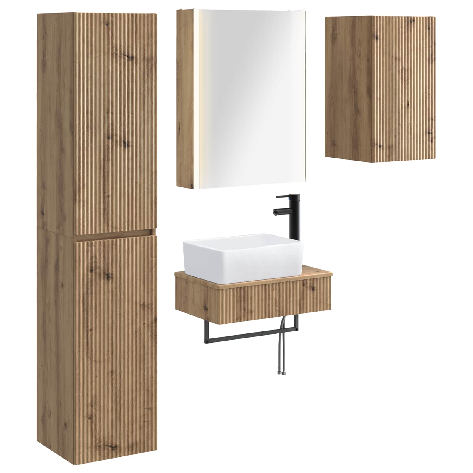 Bathroom Furniture Set 5 Pcs
