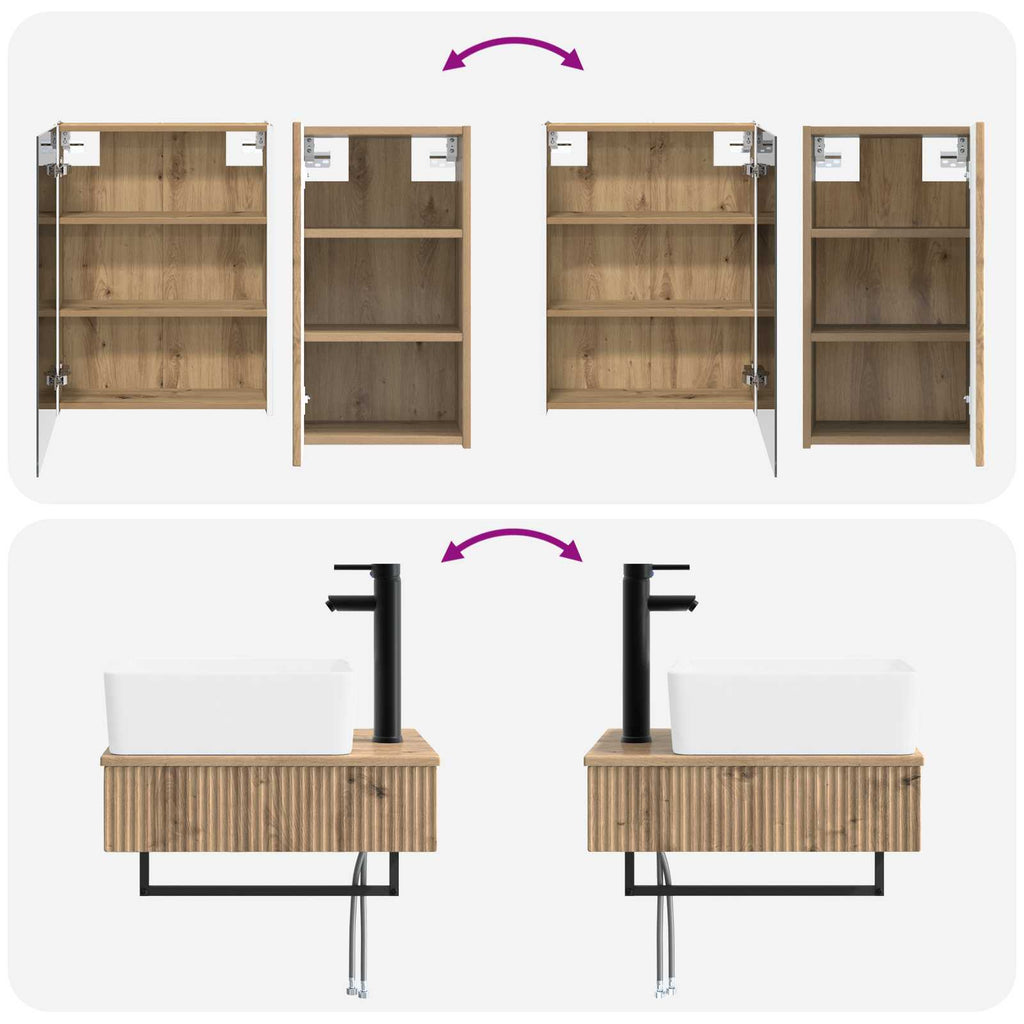 Bathroom Furniture Set 5 Pcs