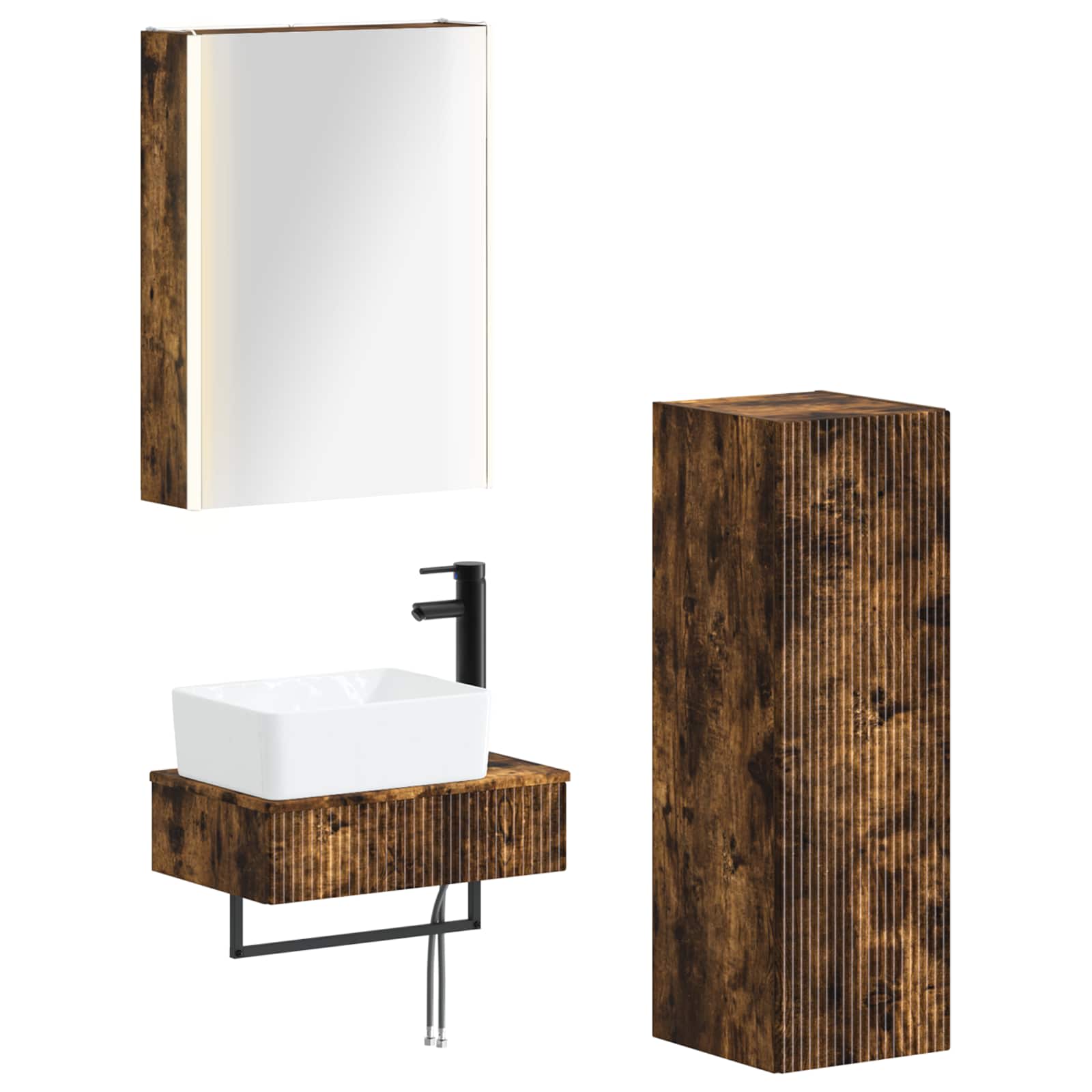 Bathroom Furniture Set 4 Pcs