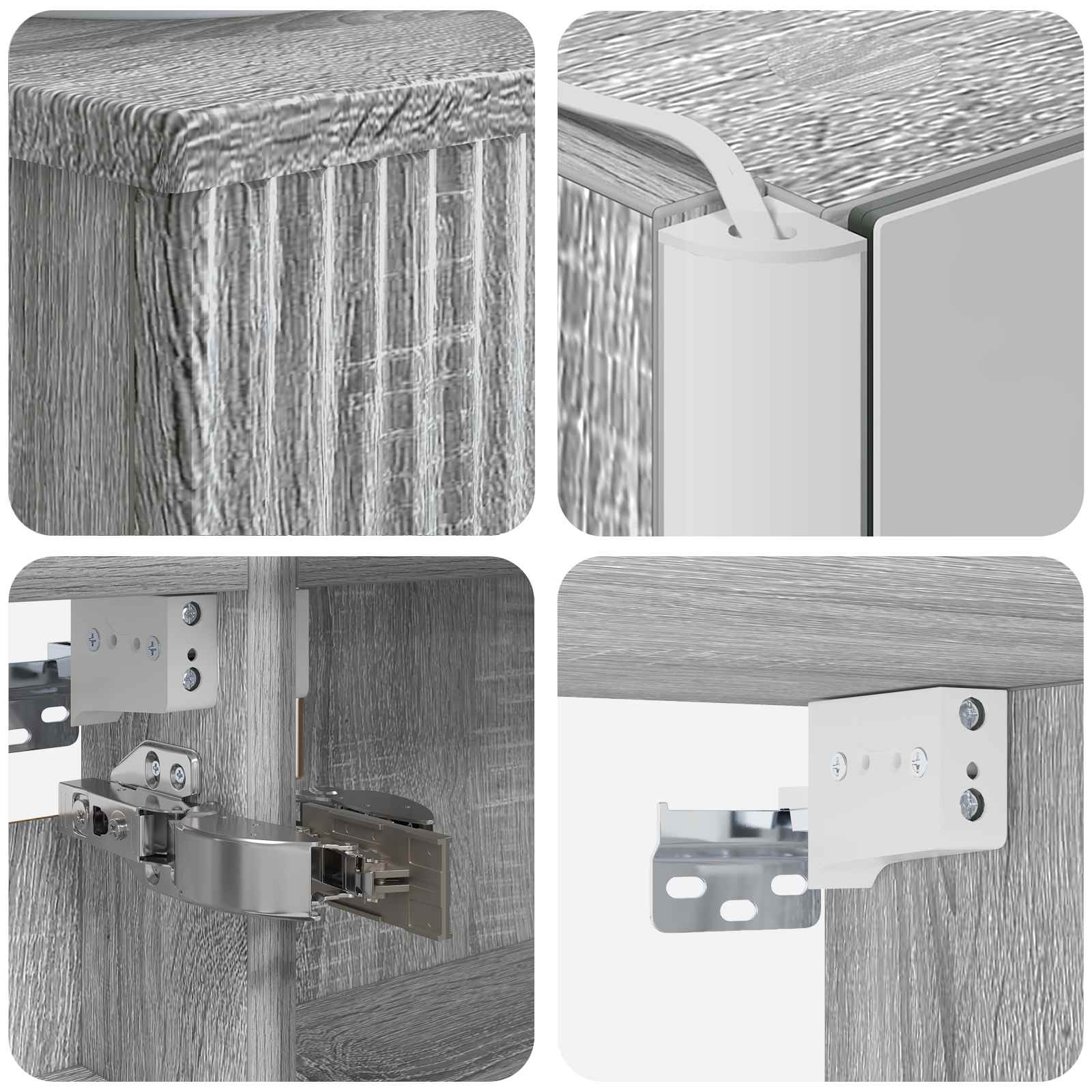 Bathroom Furniture Set 4 Pcs