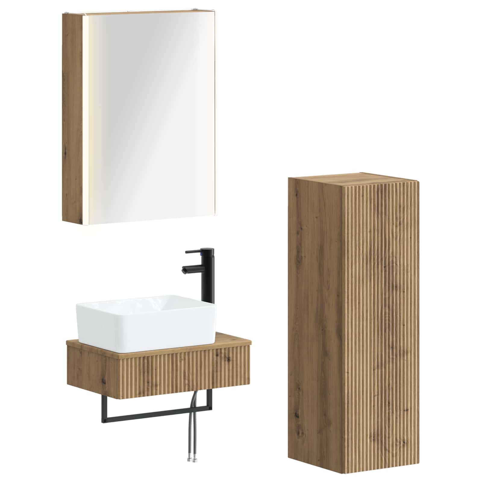 Bathroom Furniture Set 4 Pcs