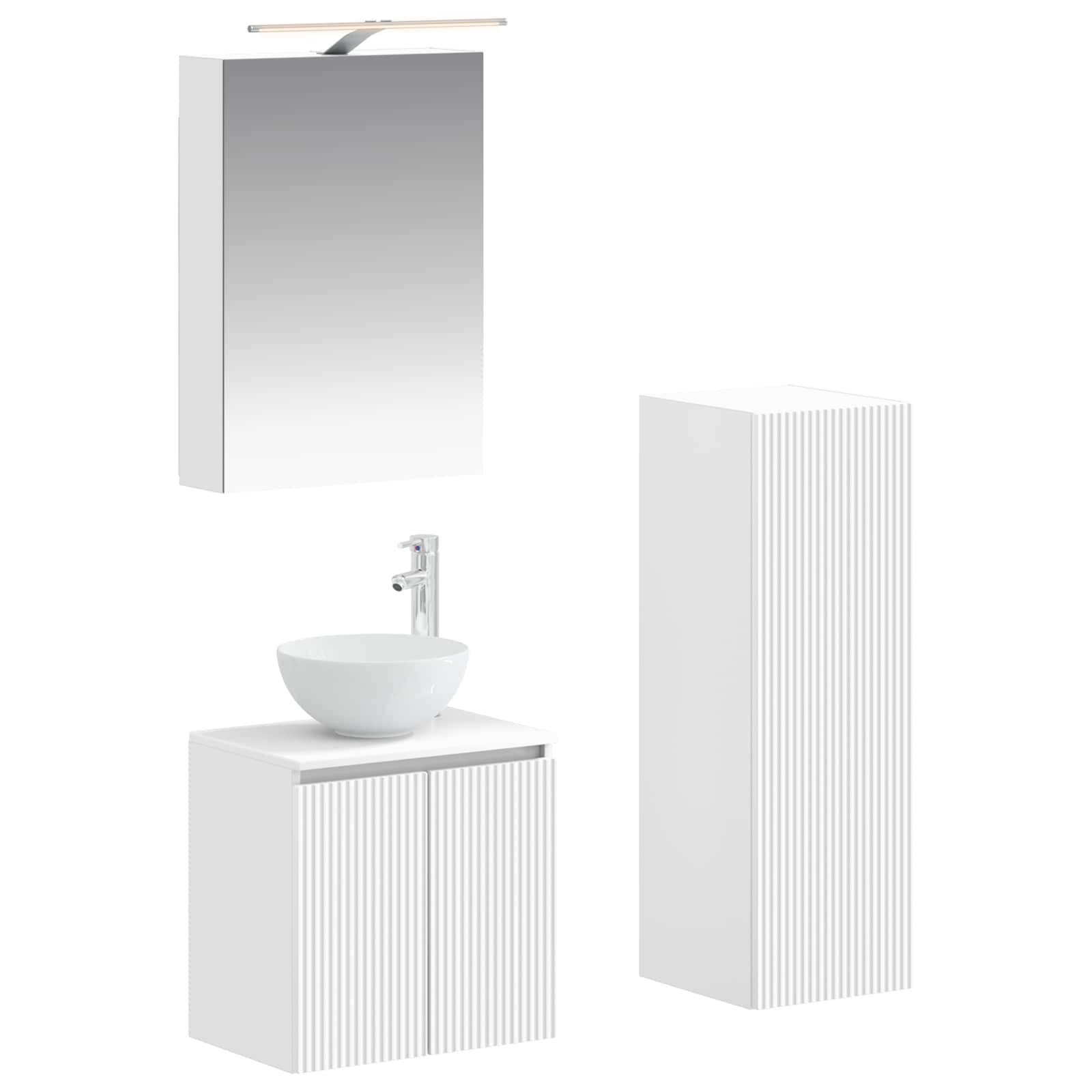 Bathroom Furniture Set 4 Pcs