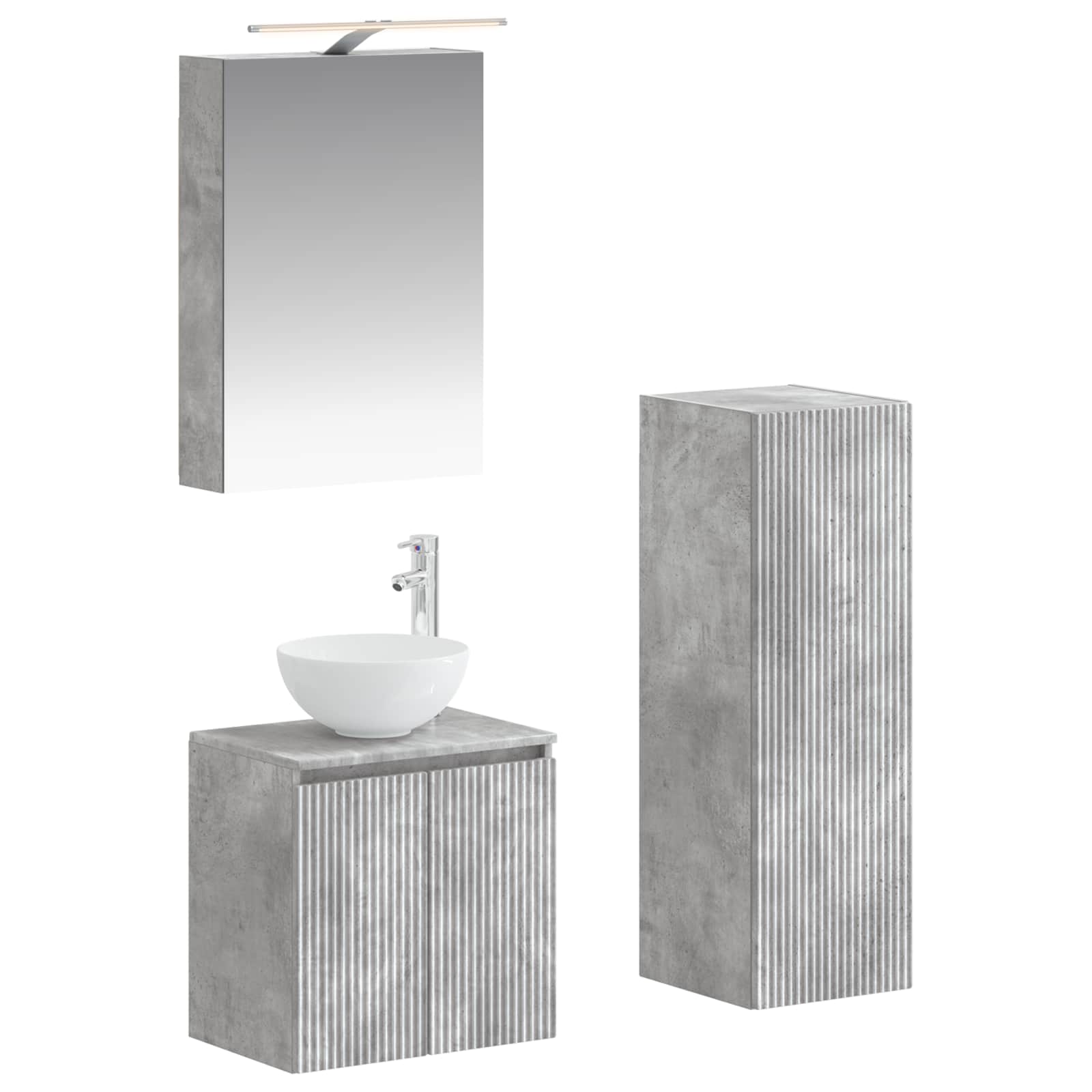 Bathroom Furniture Set 4 Pcs