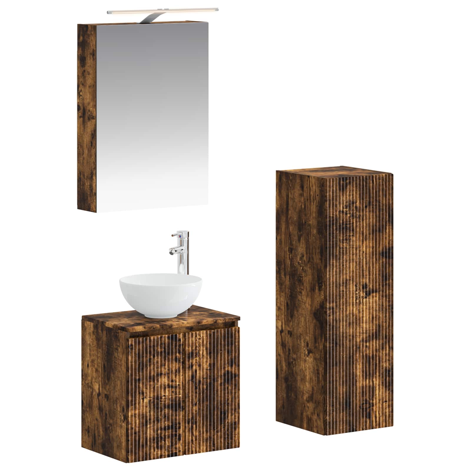 Bathroom Furniture Set 4 Pcs