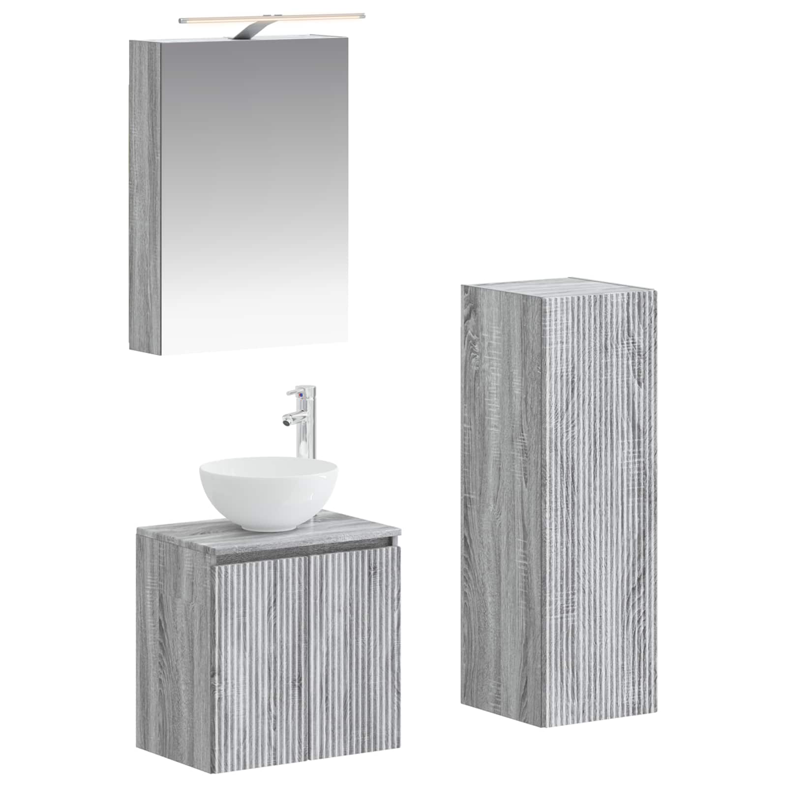 Bathroom Furniture Set 4 Pcs
