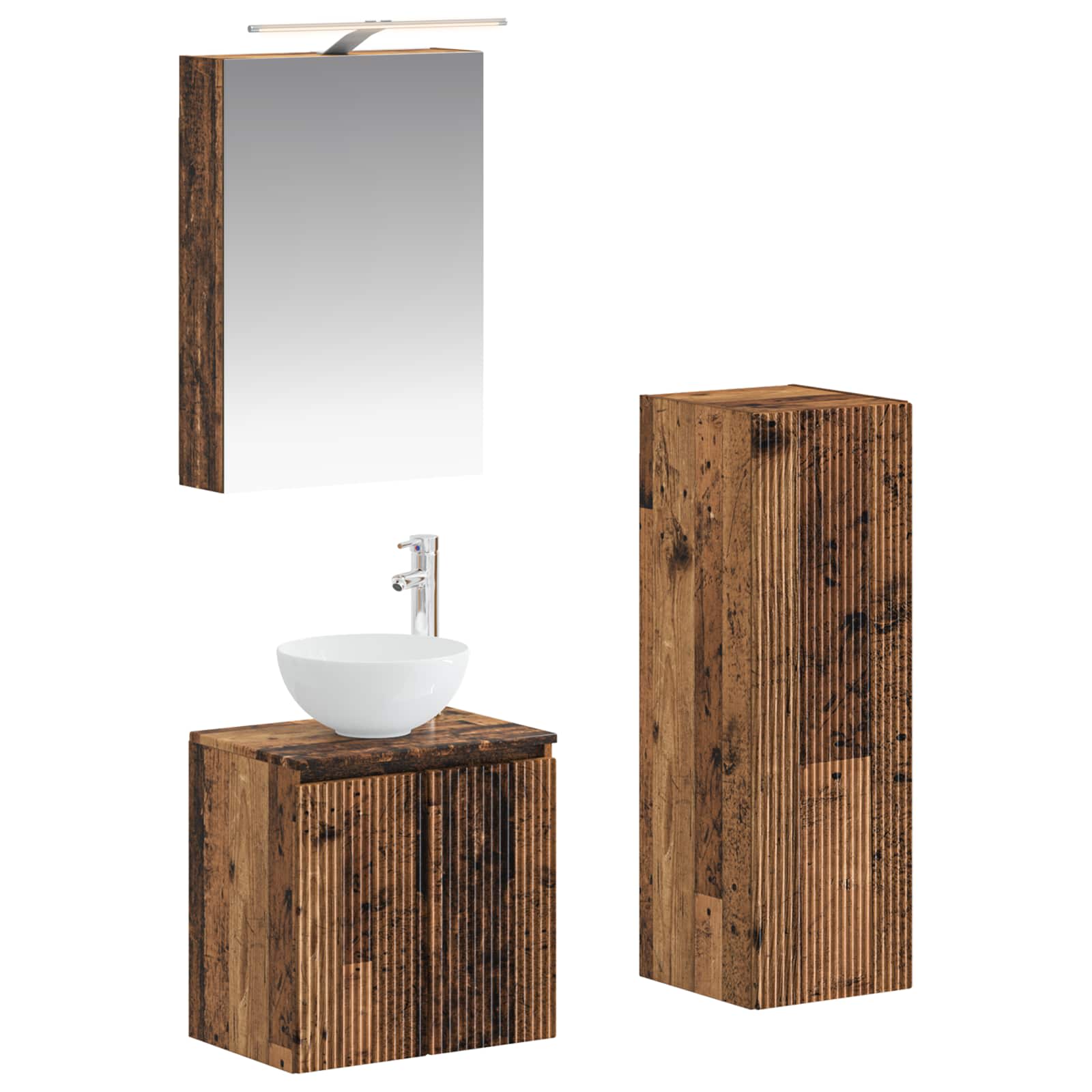 Bathroom Furniture Set 4 Pcs