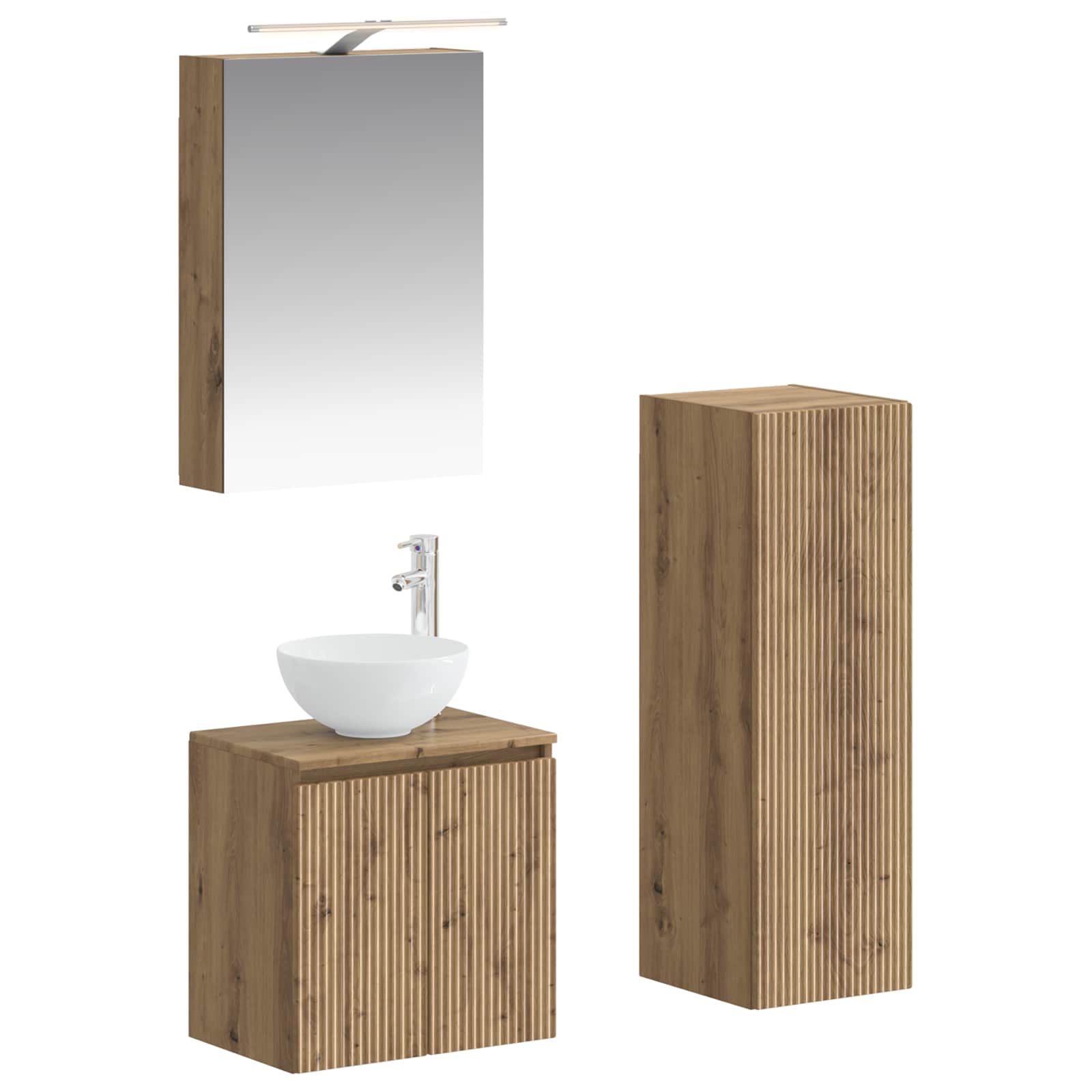 Bathroom Furniture Set 4 Pcs