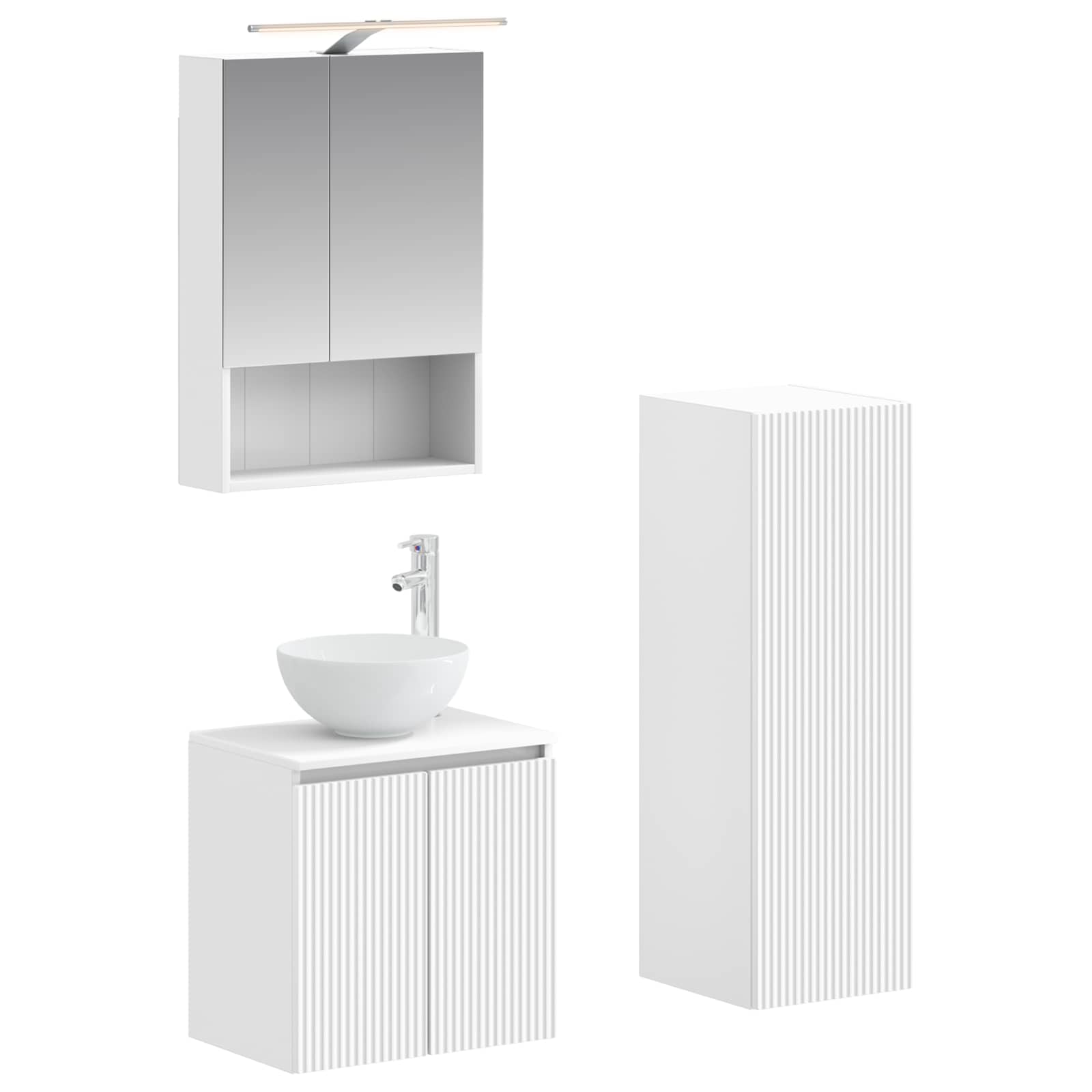 Bathroom Furniture Set 4 Pcs