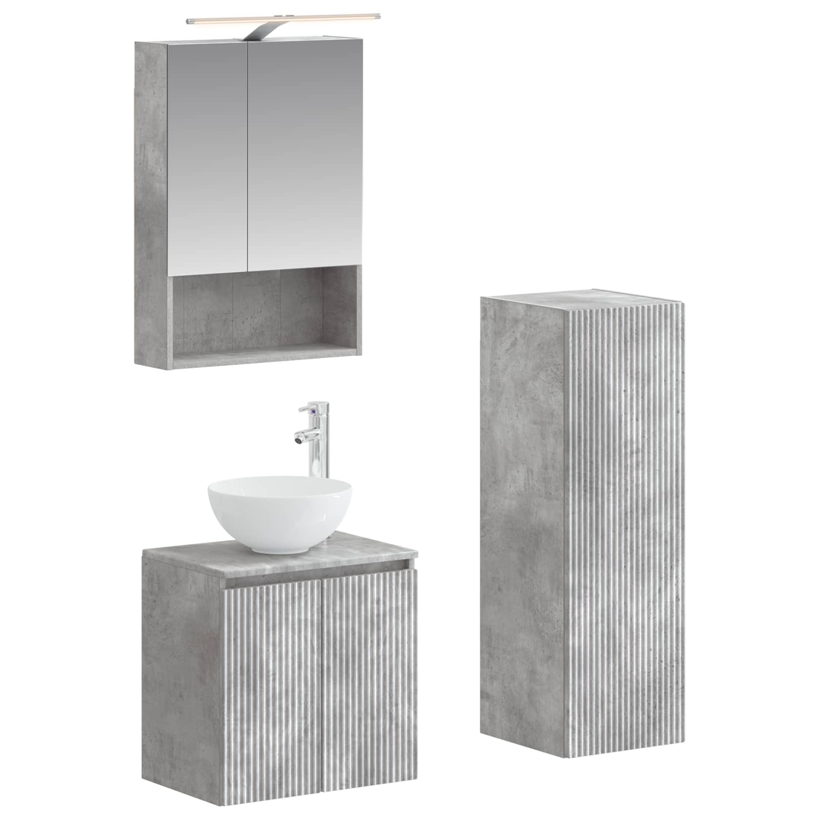 Bathroom Furniture Set 4 Pcs