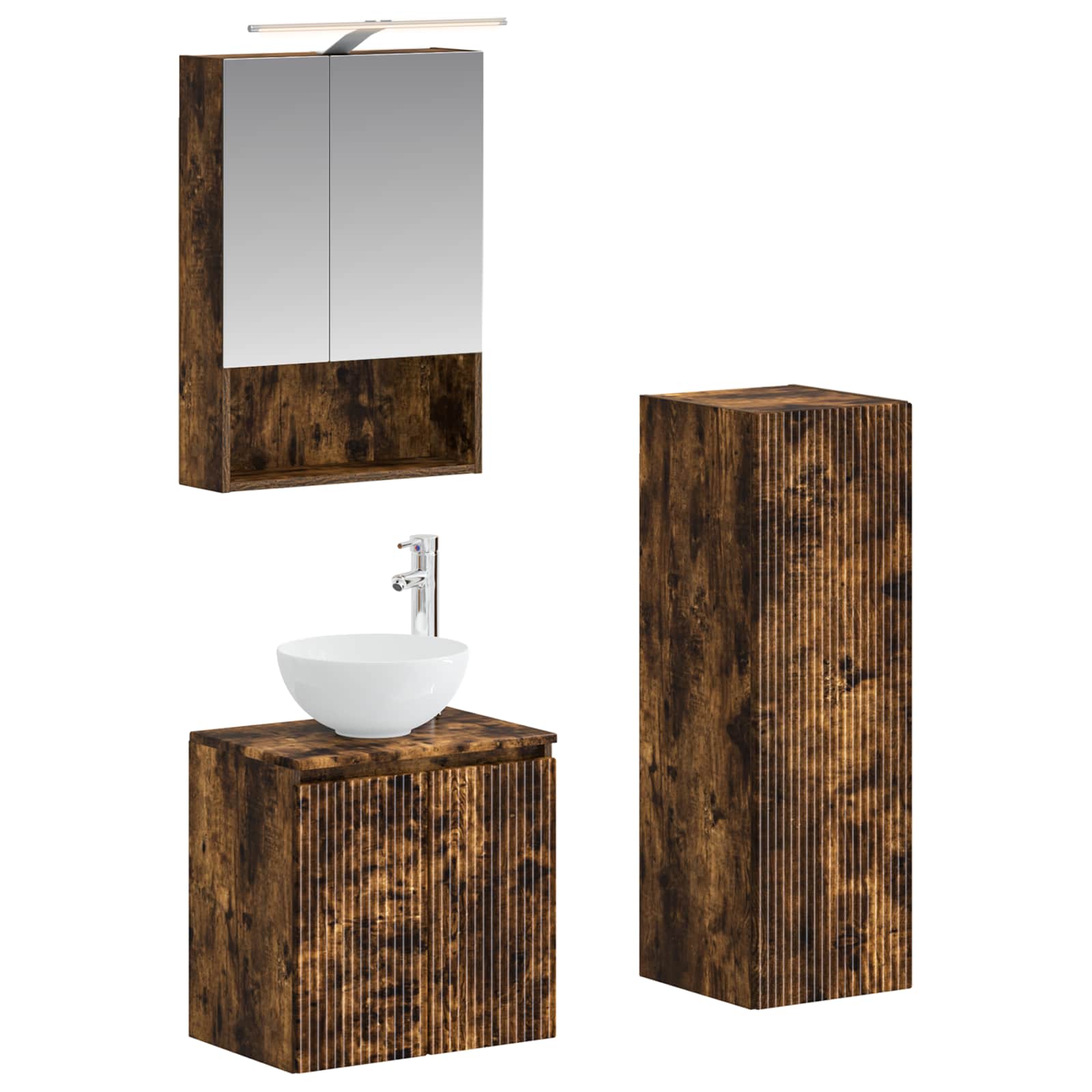 Bathroom Furniture Set 4 Pcs