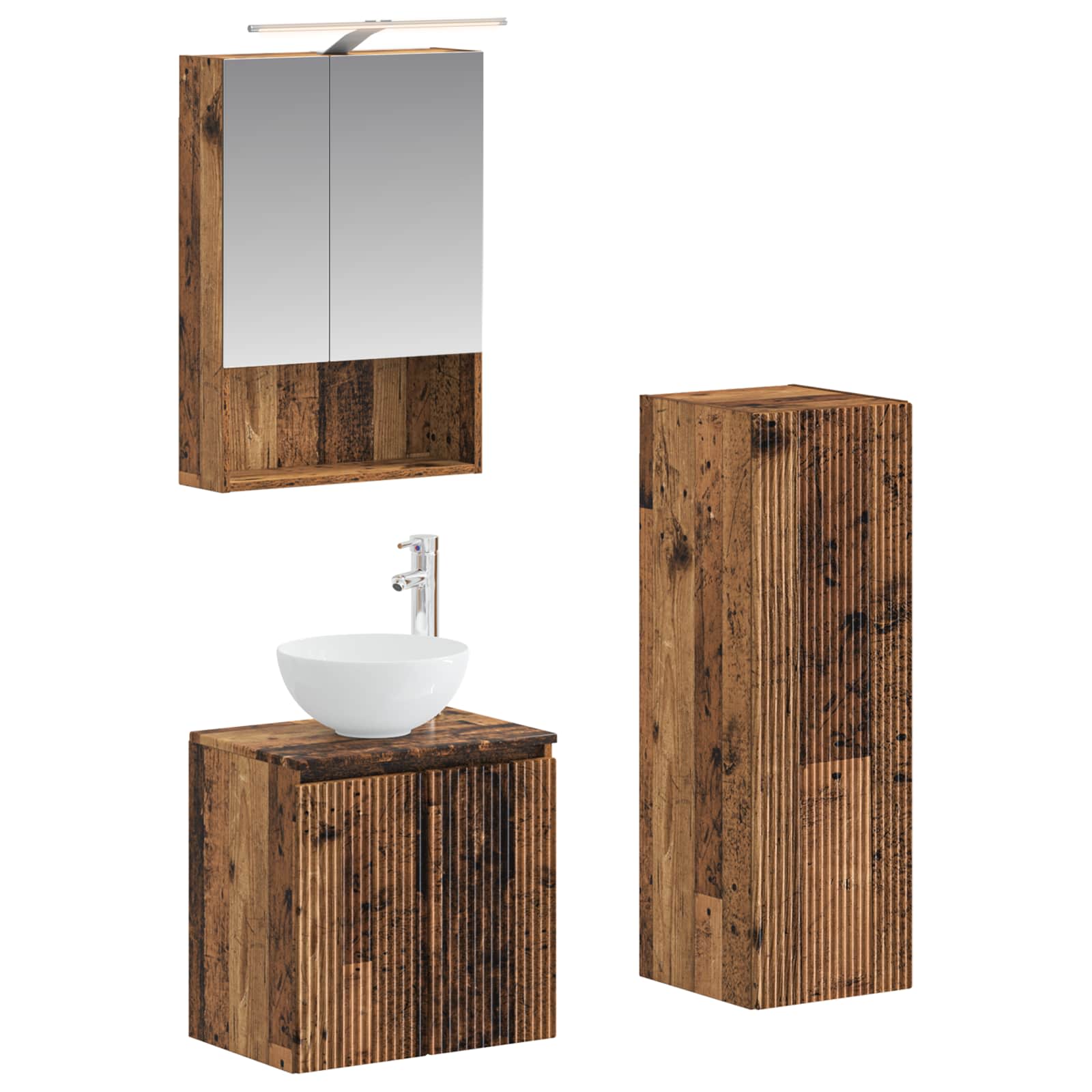Bathroom Furniture Set 4 Pcs