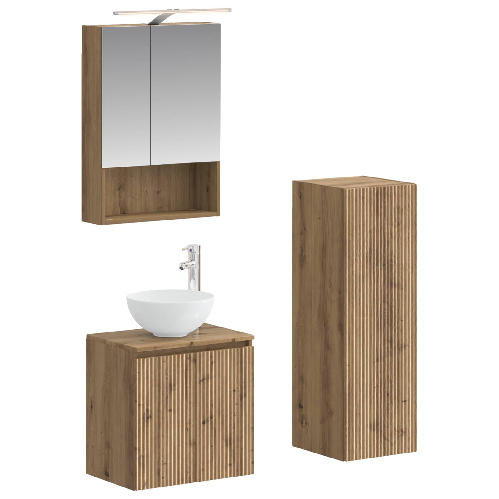 Bathroom Furniture Set 4 Pcs