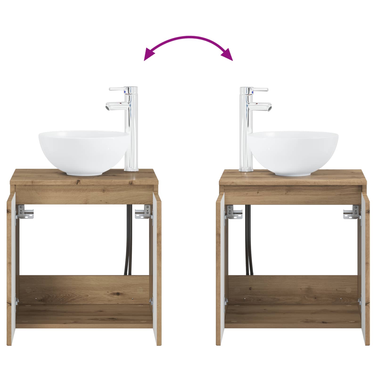 Bathroom Furniture Set 4 Pcs