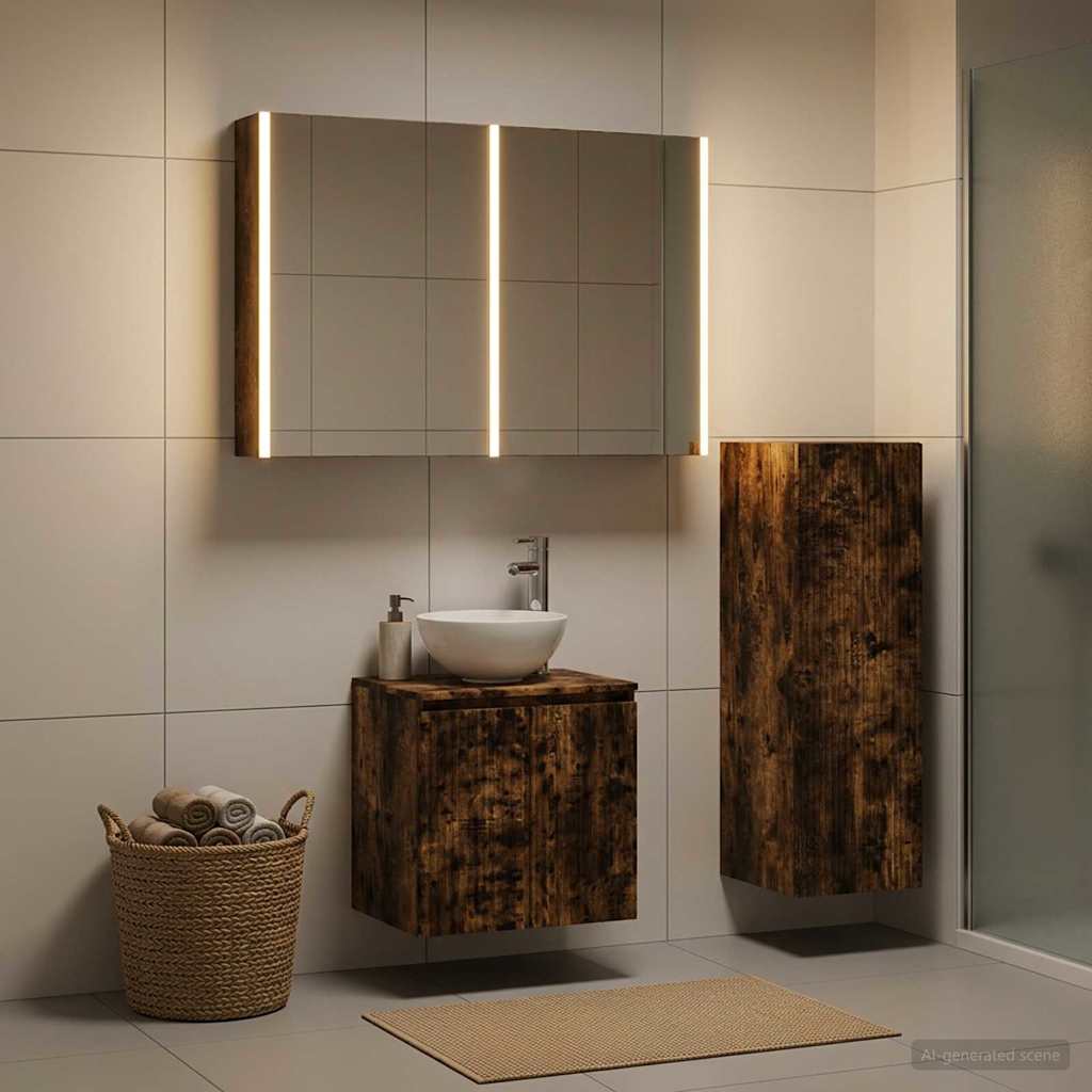 Bathroom Furniture Set 4 Pcs