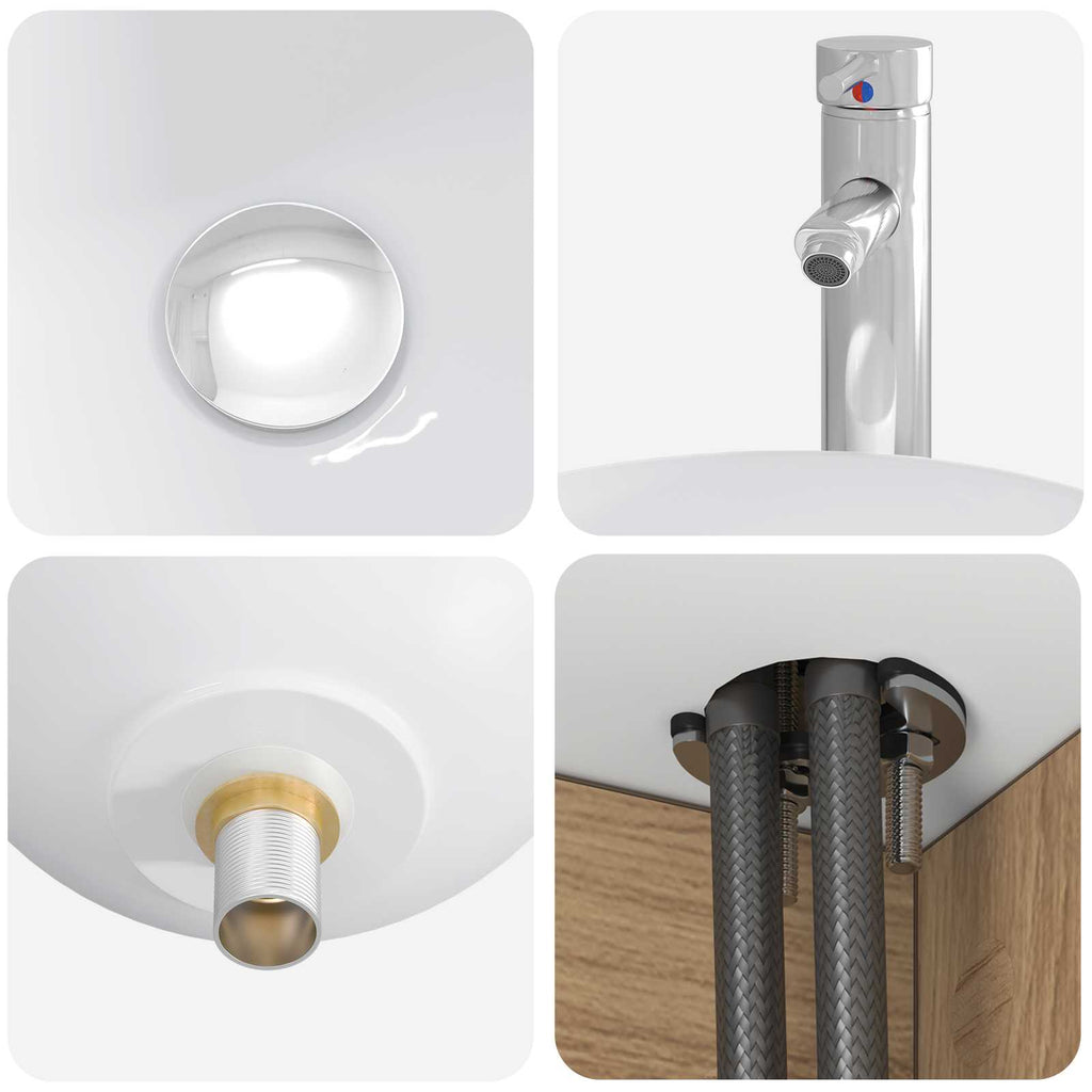 Bathroom Furniture Set 4 Pcs