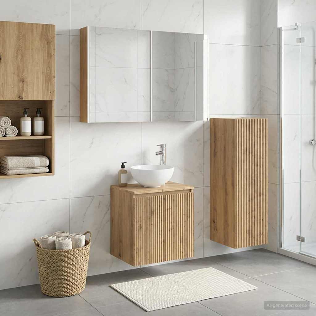 Bathroom Furniture Set 4 Pcs