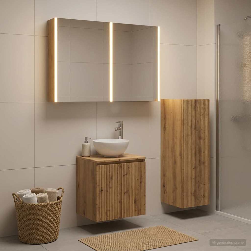 Bathroom Furniture Set 4 Pcs