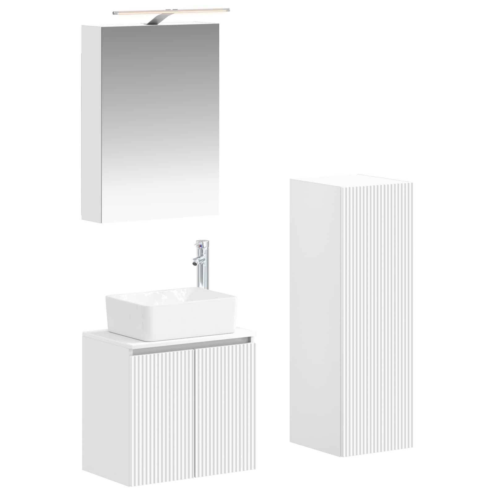 Bathroom Furniture Set 4 Pcs