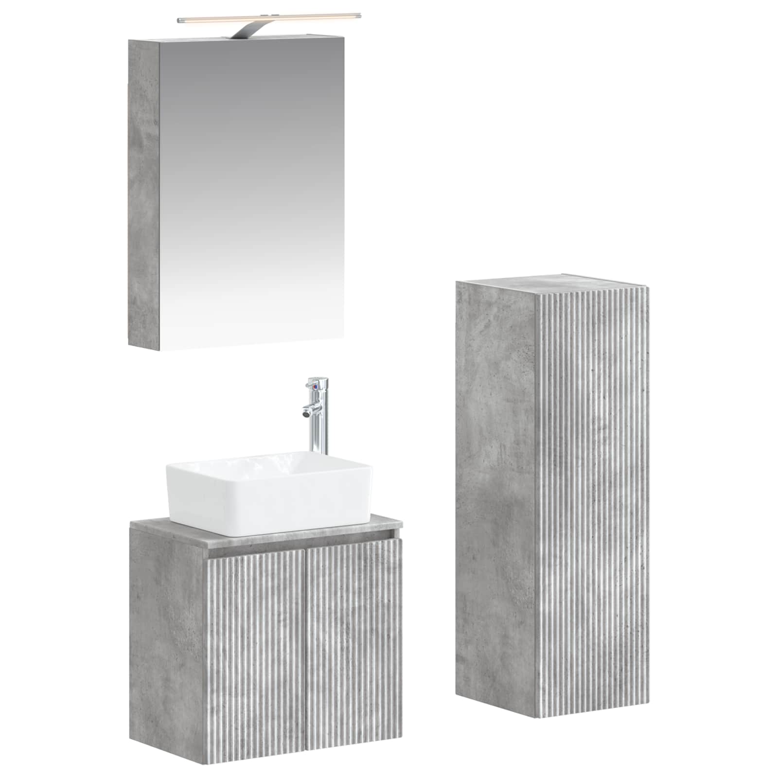 Bathroom Furniture Set 4 Pcs