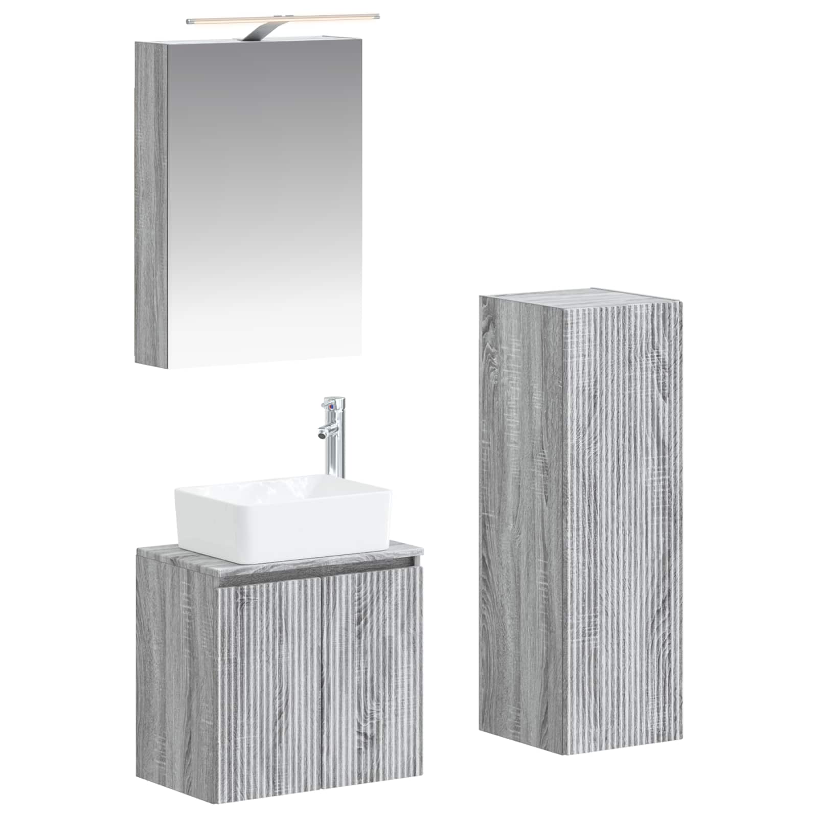 Bathroom Furniture Set 4 Pcs