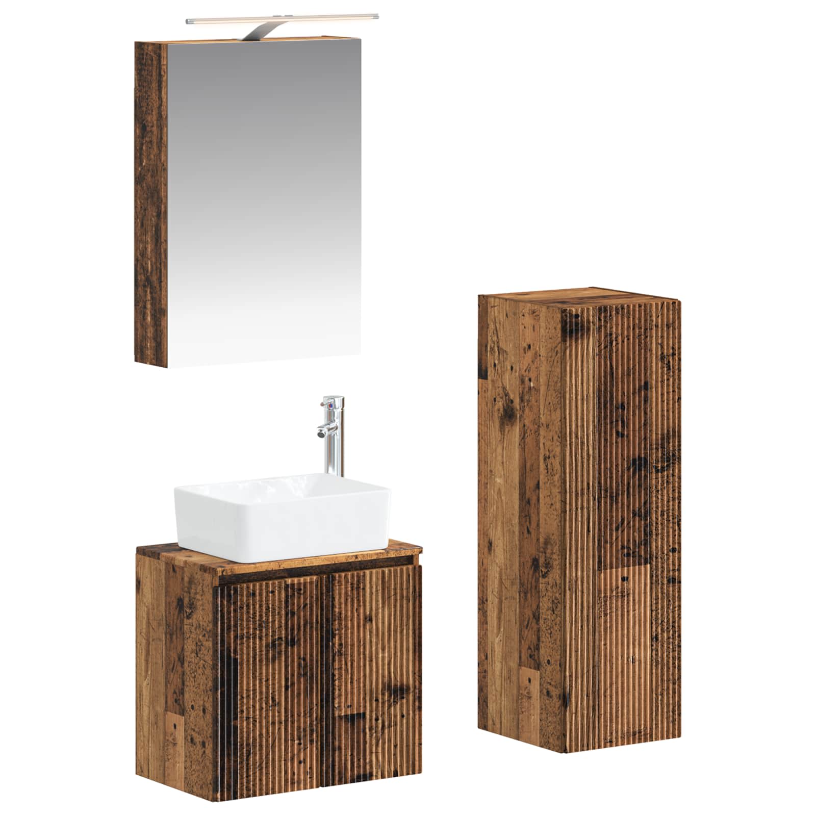 Bathroom Furniture Set 4 Pcs