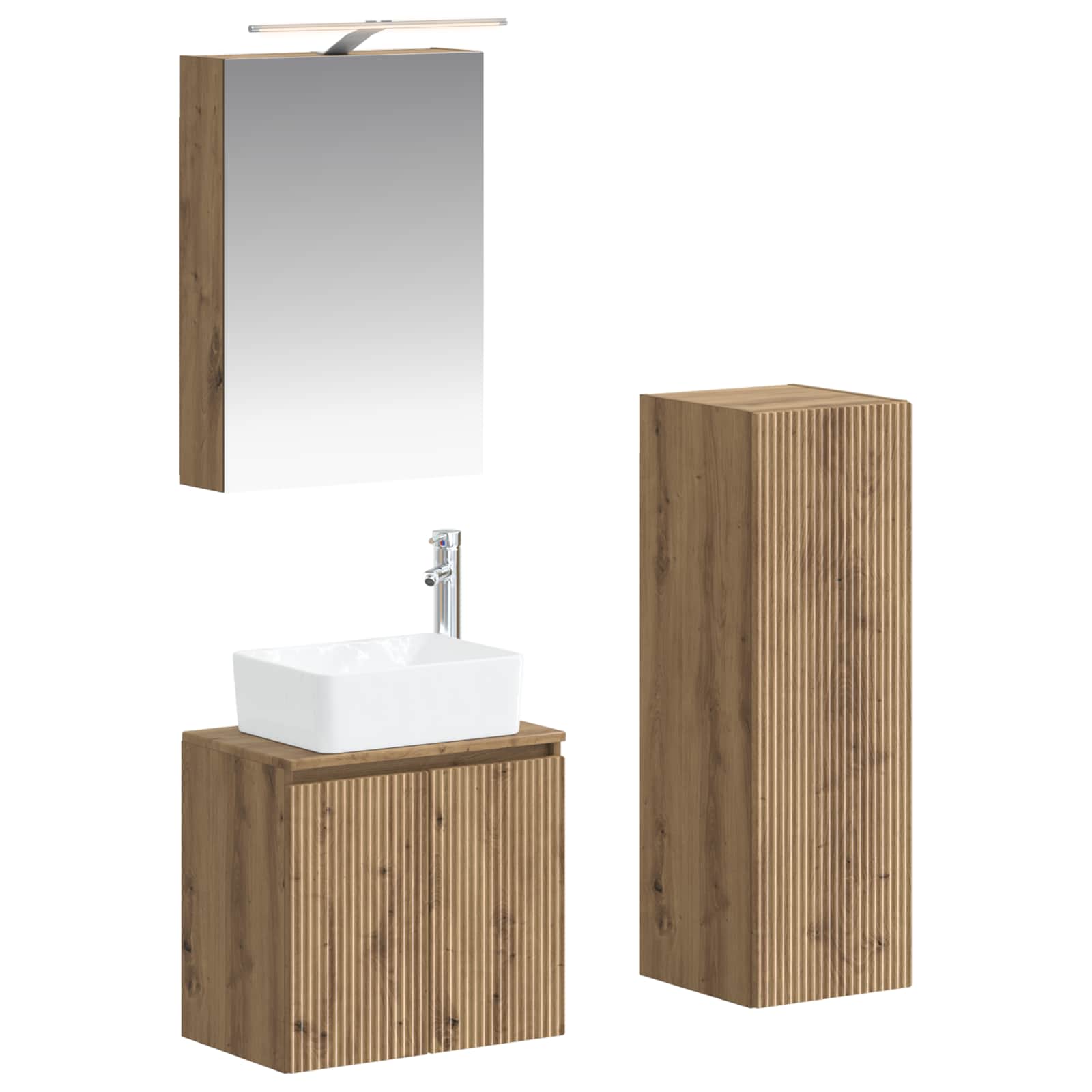 Bathroom Furniture Set 4 Pcs