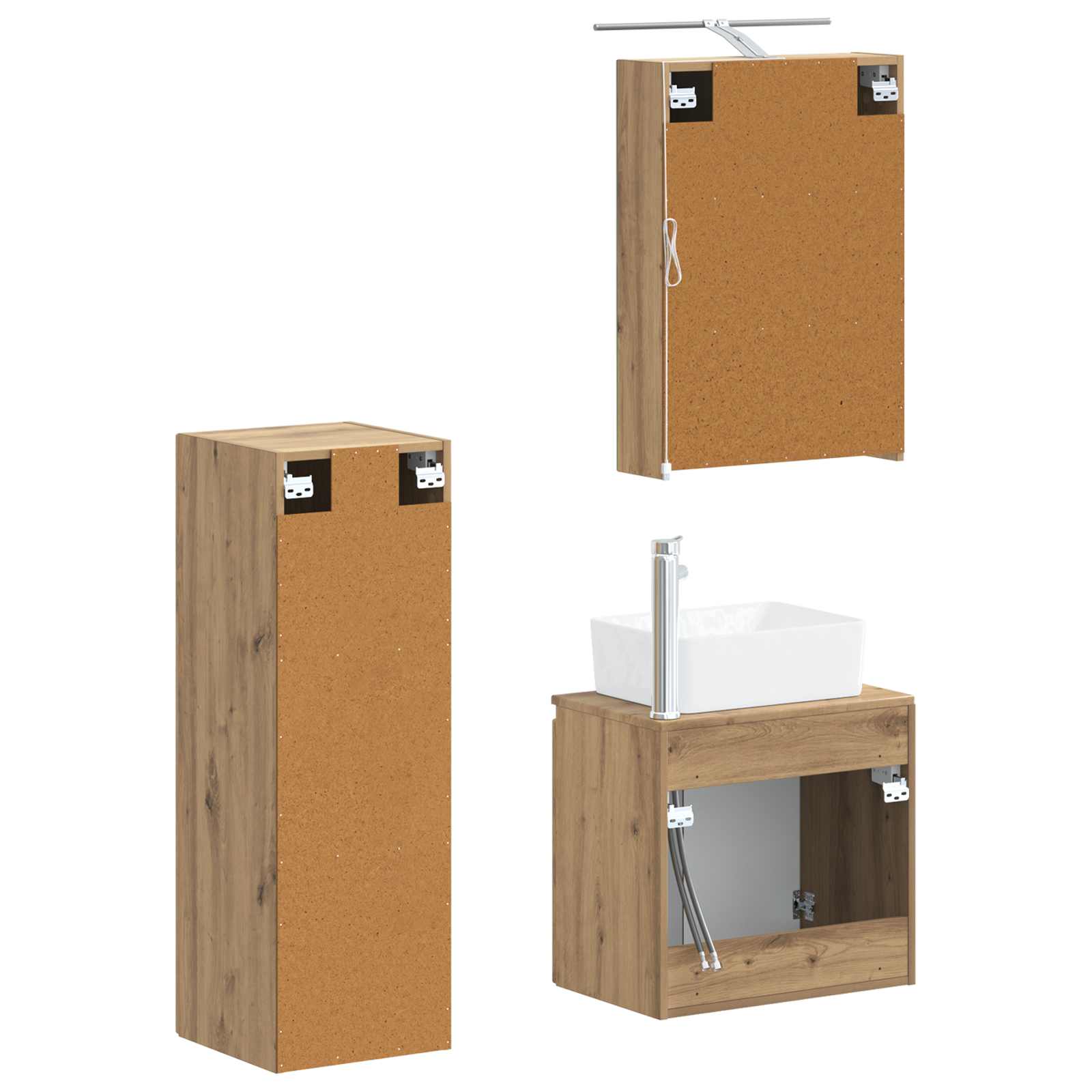 Bathroom Furniture Set 4 Pcs