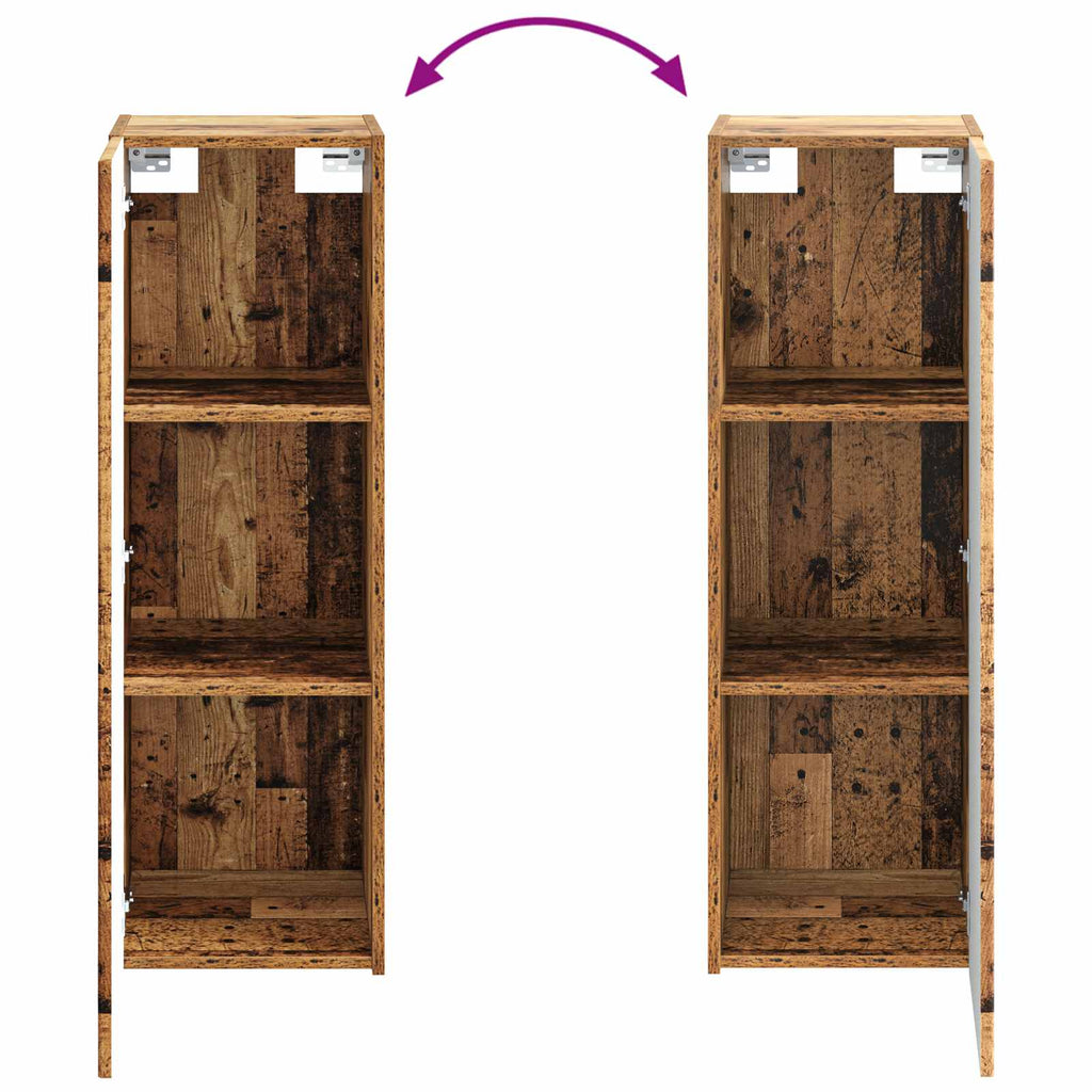 Bathroom Furniture Set 4 Pcs Engineered Wood And Glass
