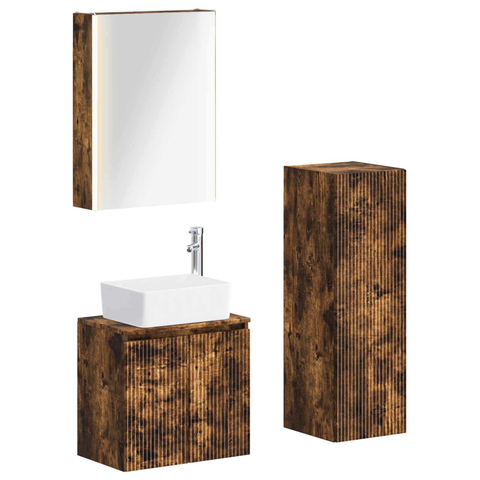 Bathroom Furniture Set 4 Pcs
