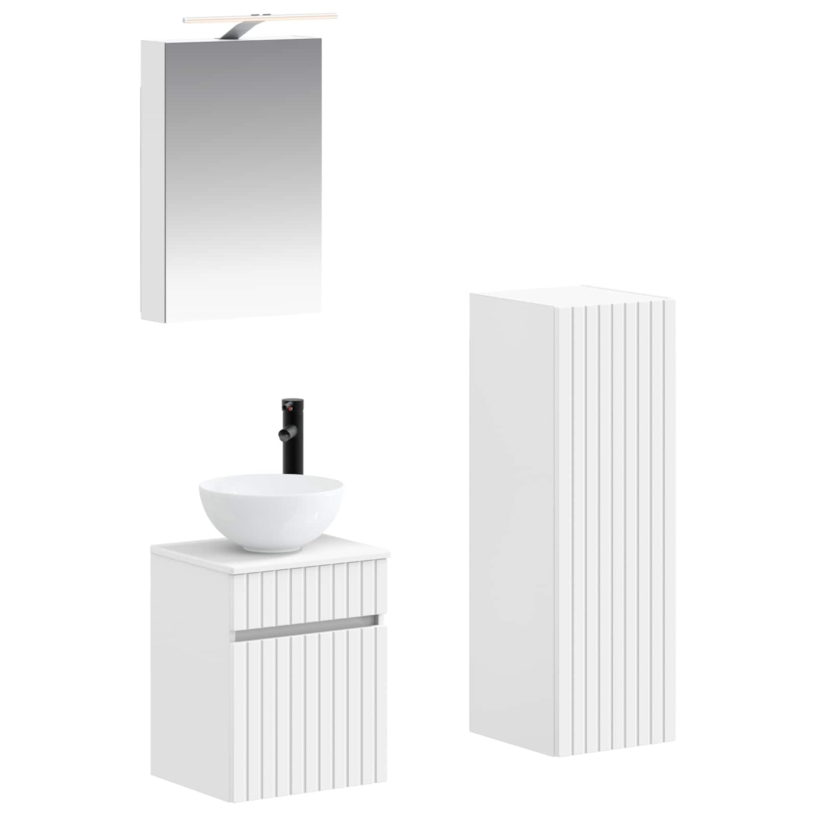 Bathroom Furniture Set 4 Pcs
