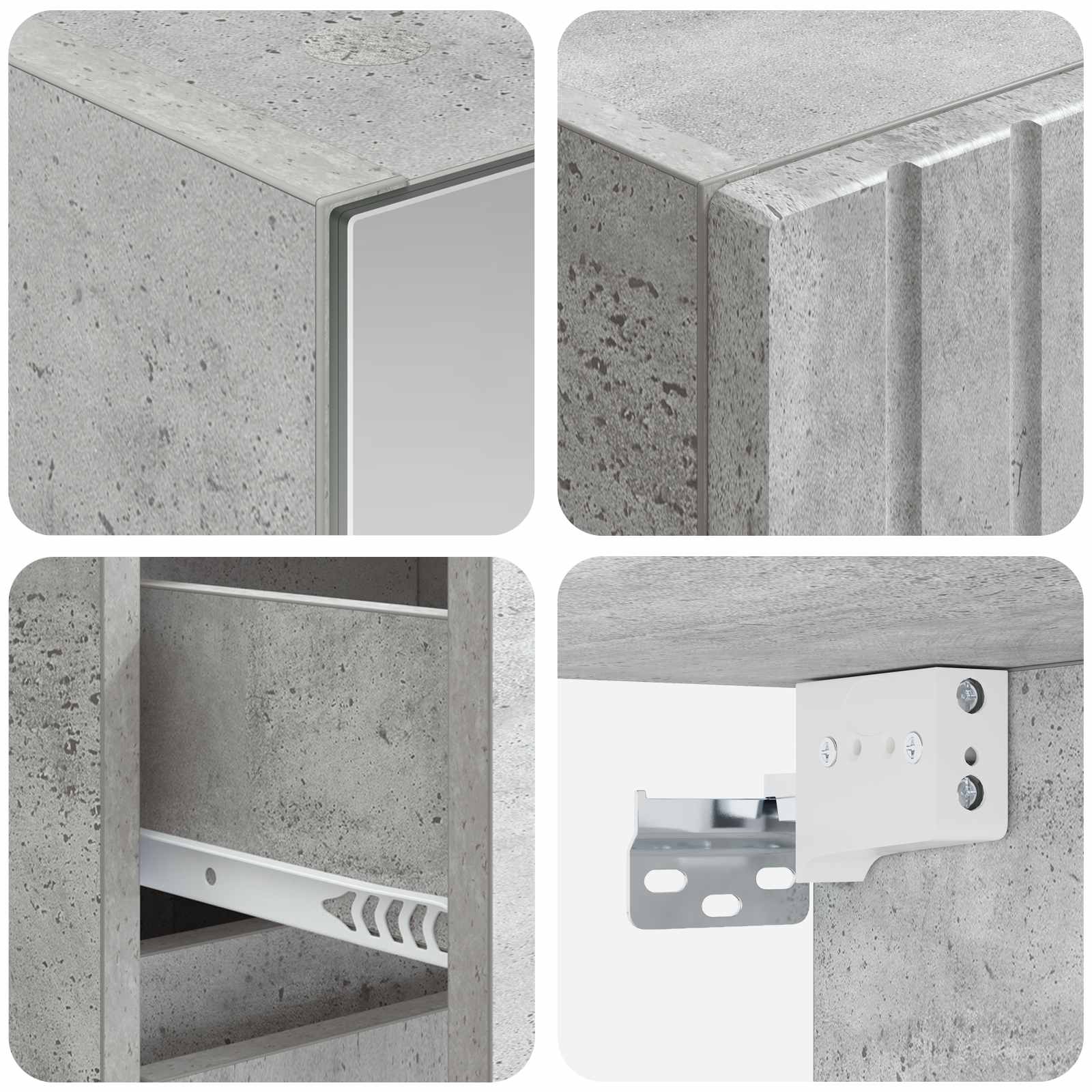 Bathroom Furniture Set 4 Pcs