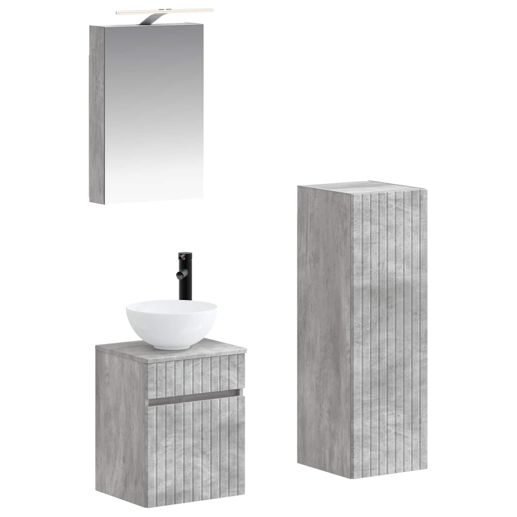 Bathroom Furniture Set 4 Pcs