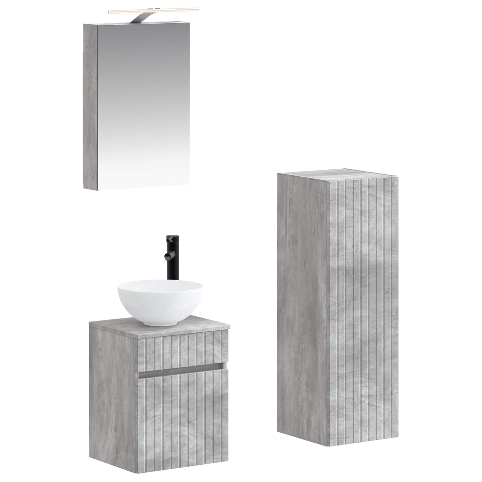 Bathroom Furniture Set 4 Pcs