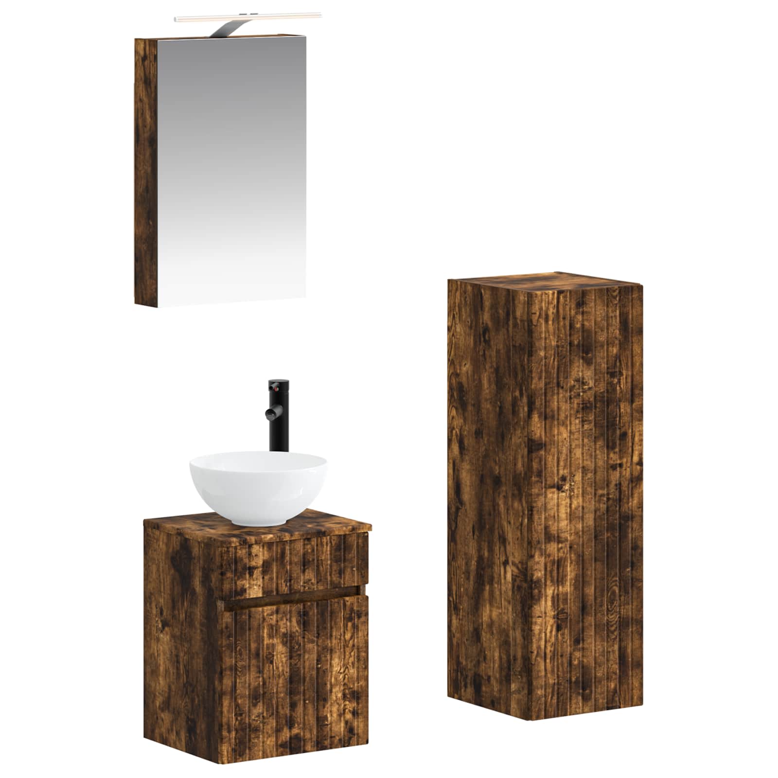 Bathroom Furniture Set 4 Pcs