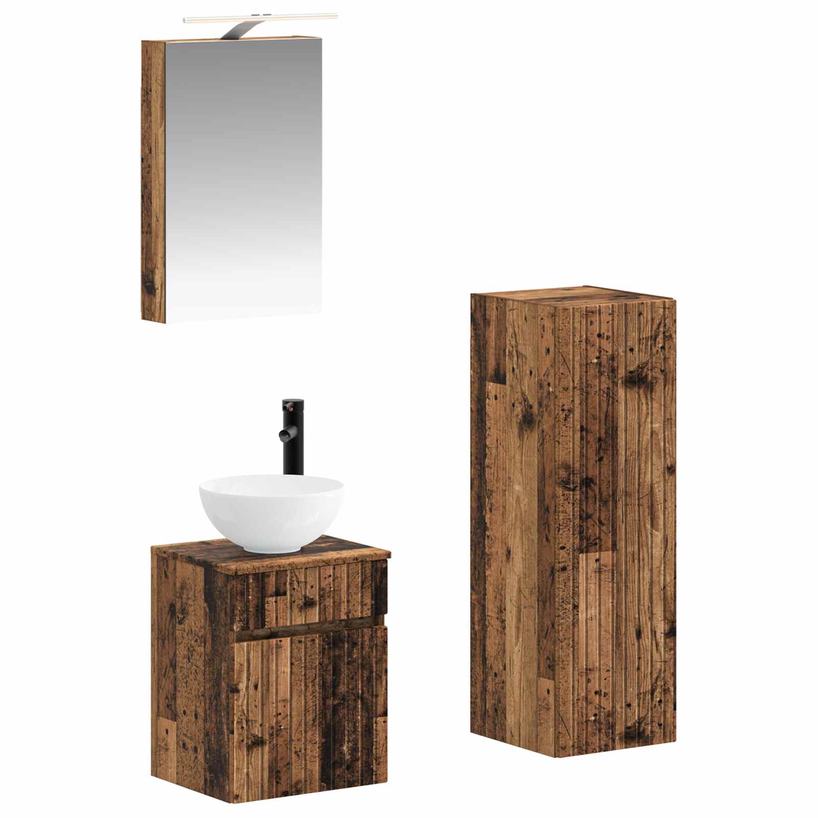 Bathroom Furniture Set 4 Pcs