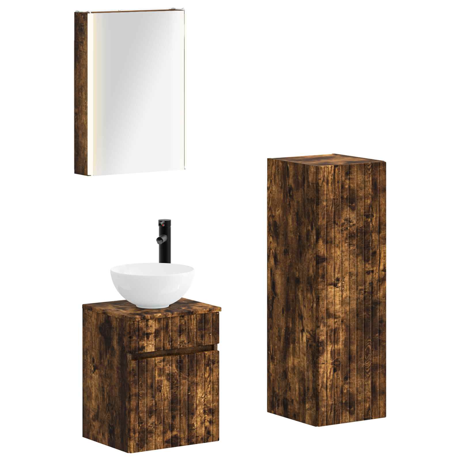 Bathroom Furniture Set 4 Pcs