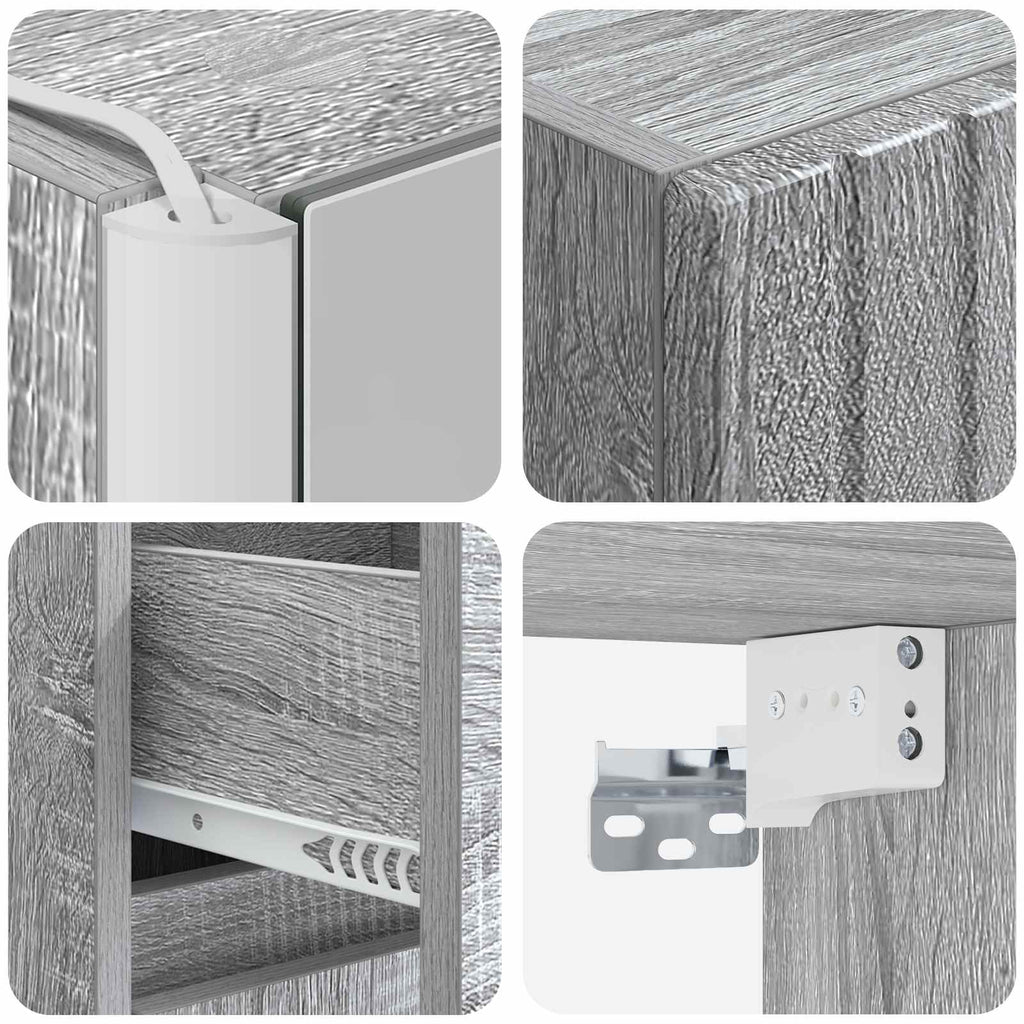 Bathroom Furniture Set 4 Pcs