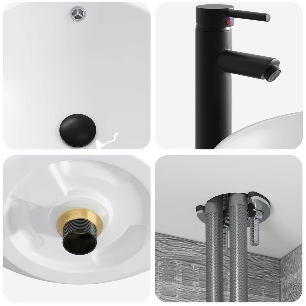 Bathroom Furniture Set 4 Pcs