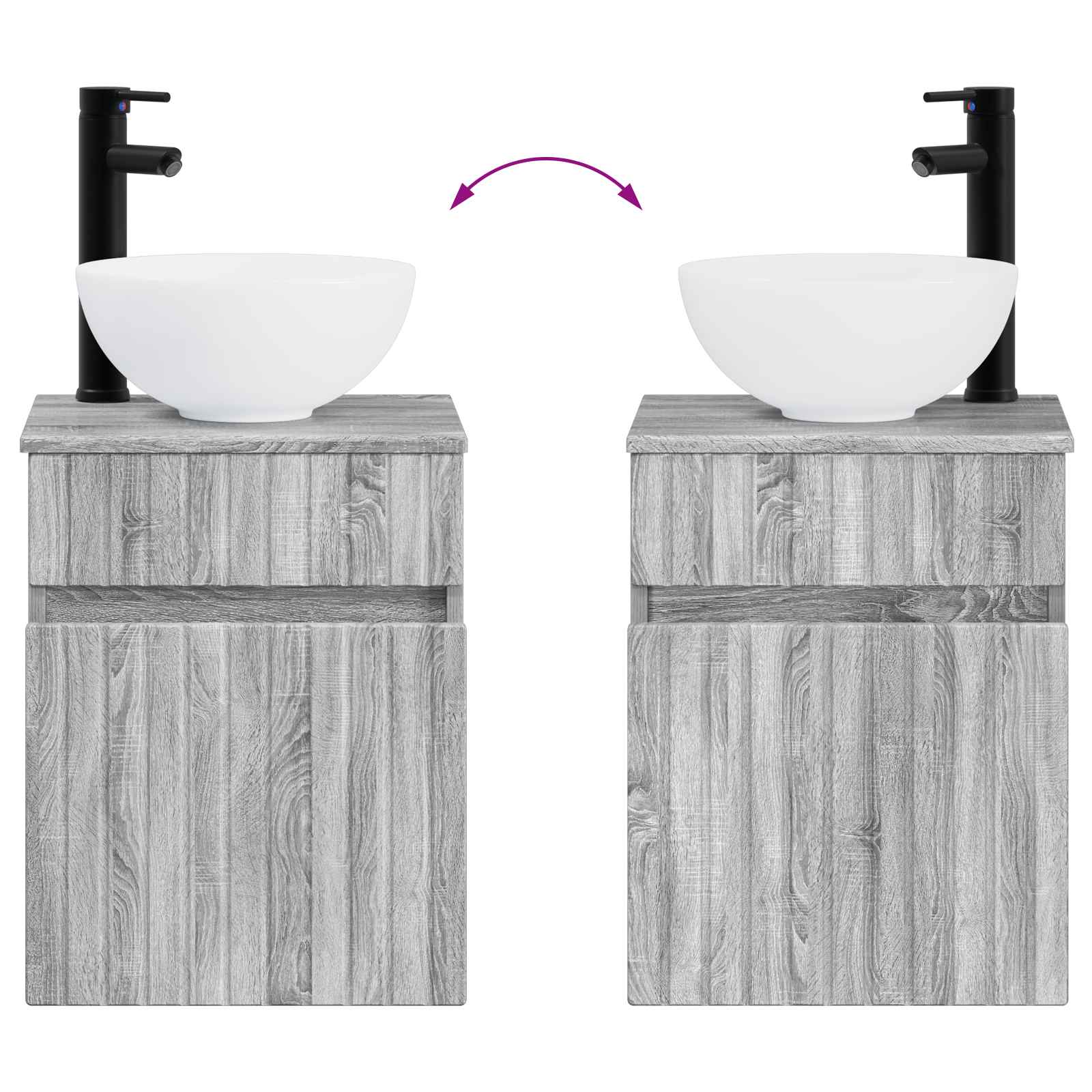 Bathroom Furniture Set 4 Pcs