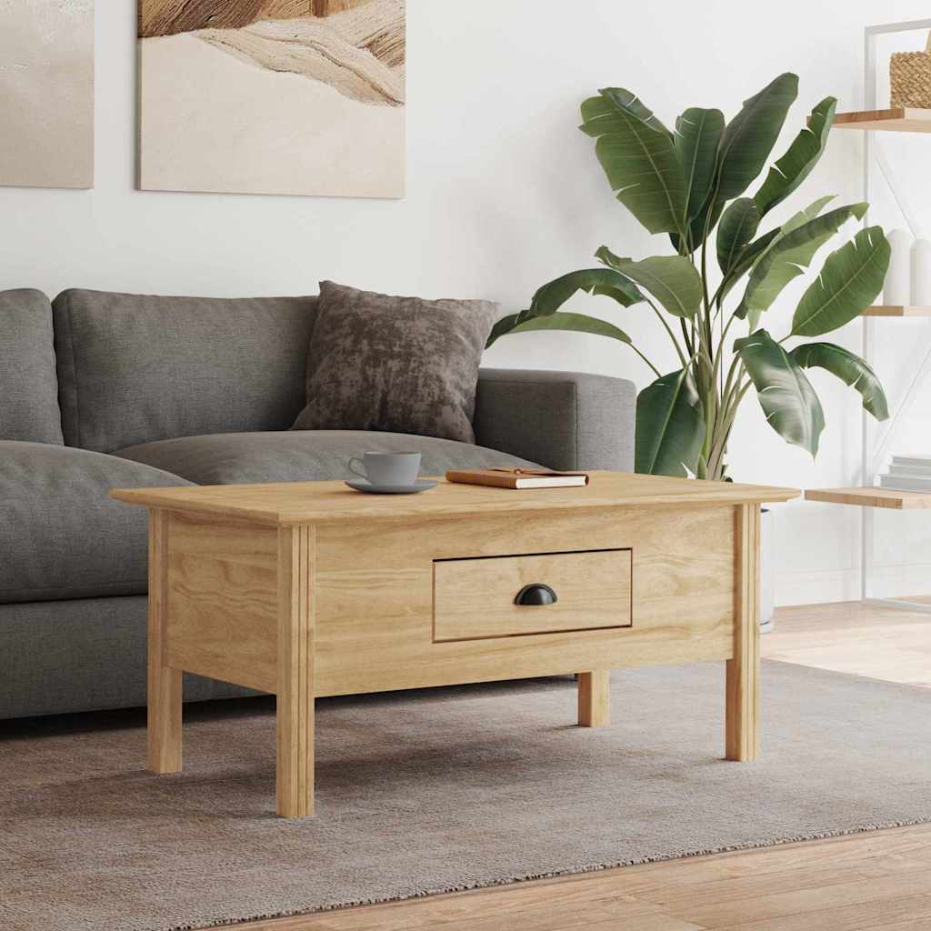 Coffee Table With Drawer Bodo 100 X 55 X 45.8 Cm