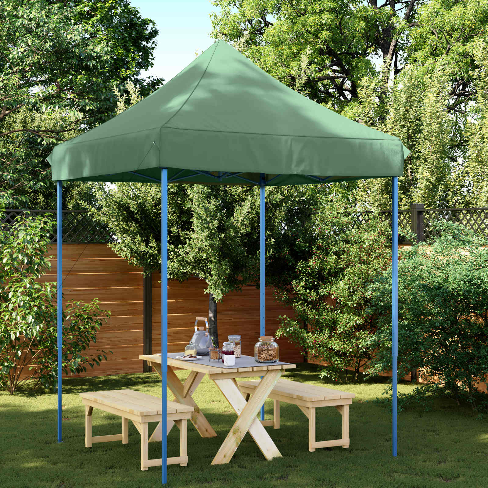 48877  Professional Folding Party Tent 2X2 M Steel