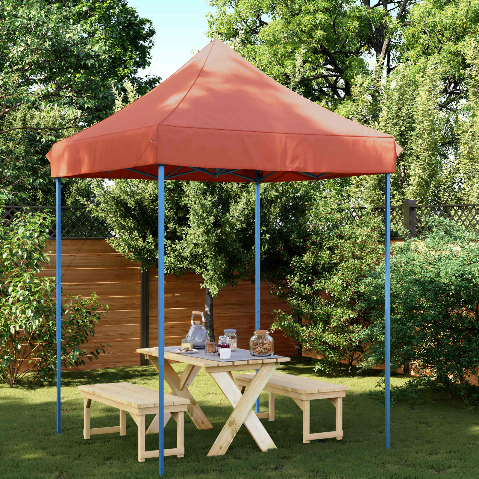 48877  Professional Folding Party Tent 2X2 M Steel